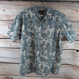 Men's Hawaiian Shirt XL Cabana Cigar shirt